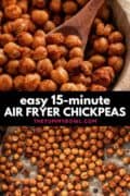 air fryer crispy chickpeas