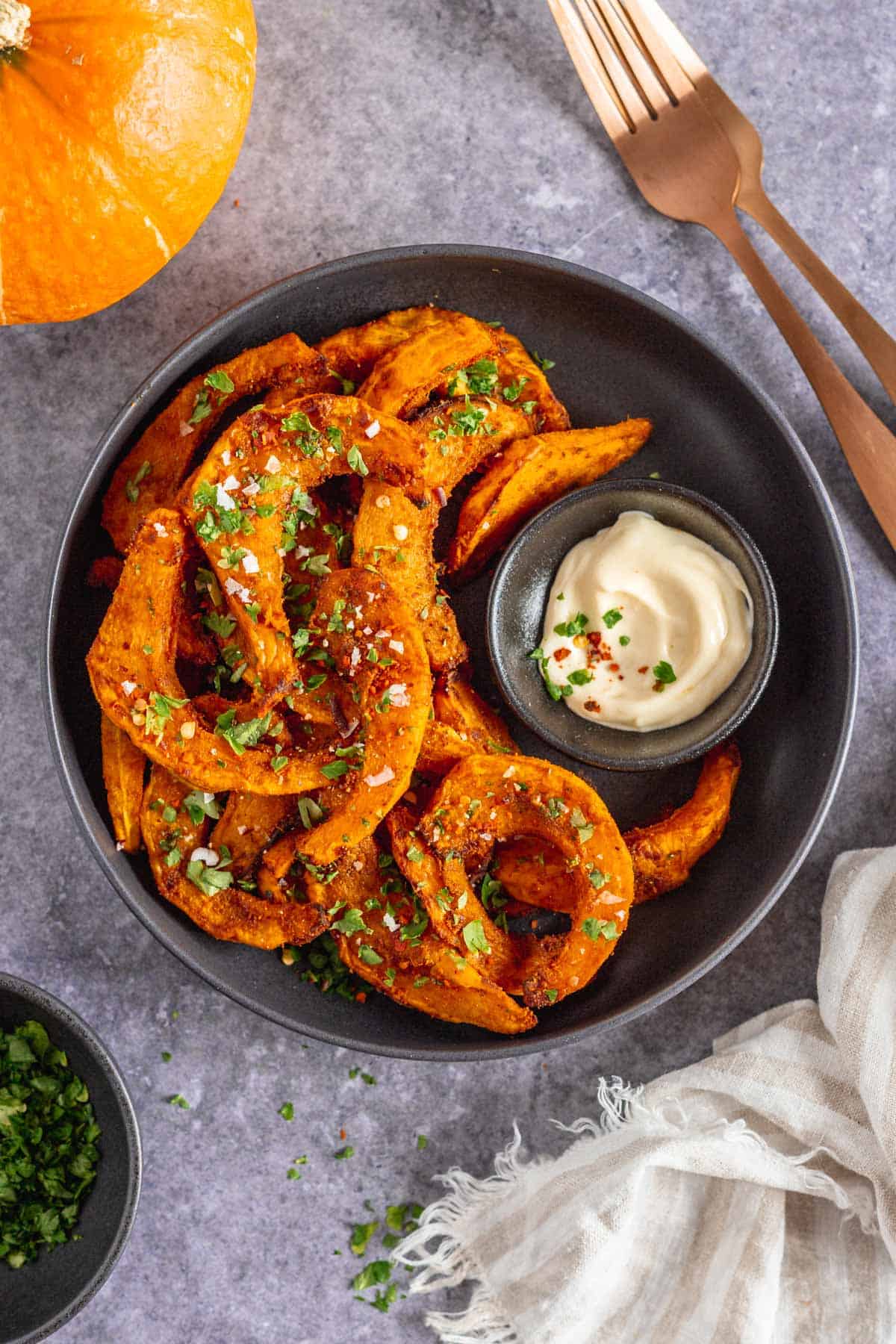 Air Fryer Pumpkin Fries