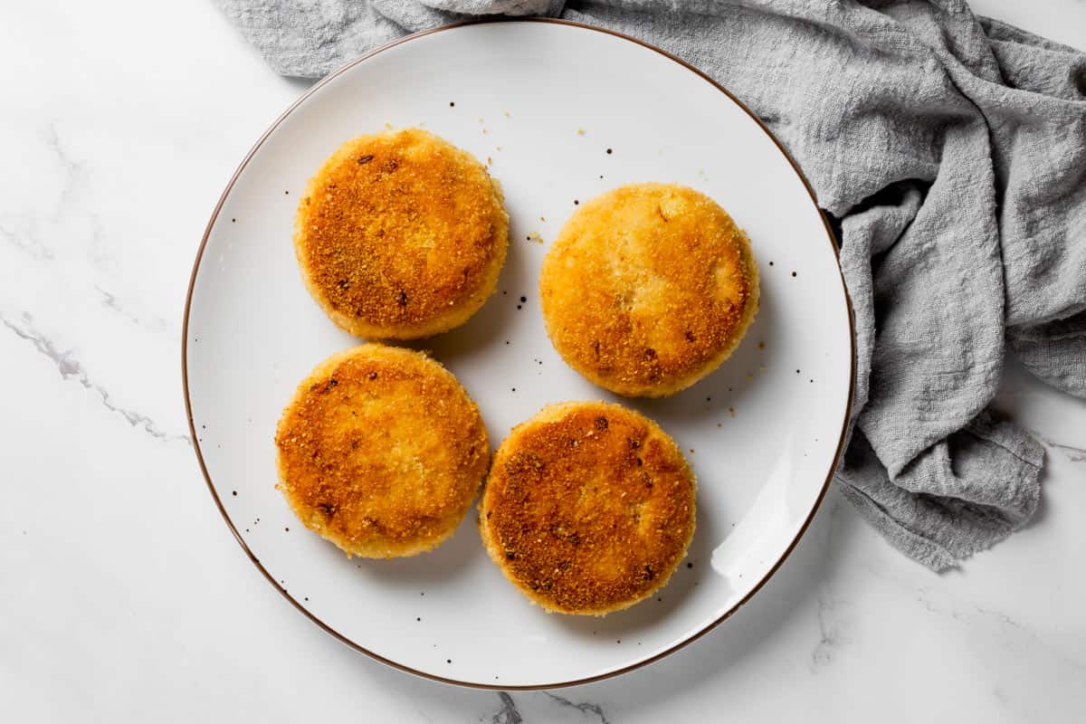 pan fried burger patties