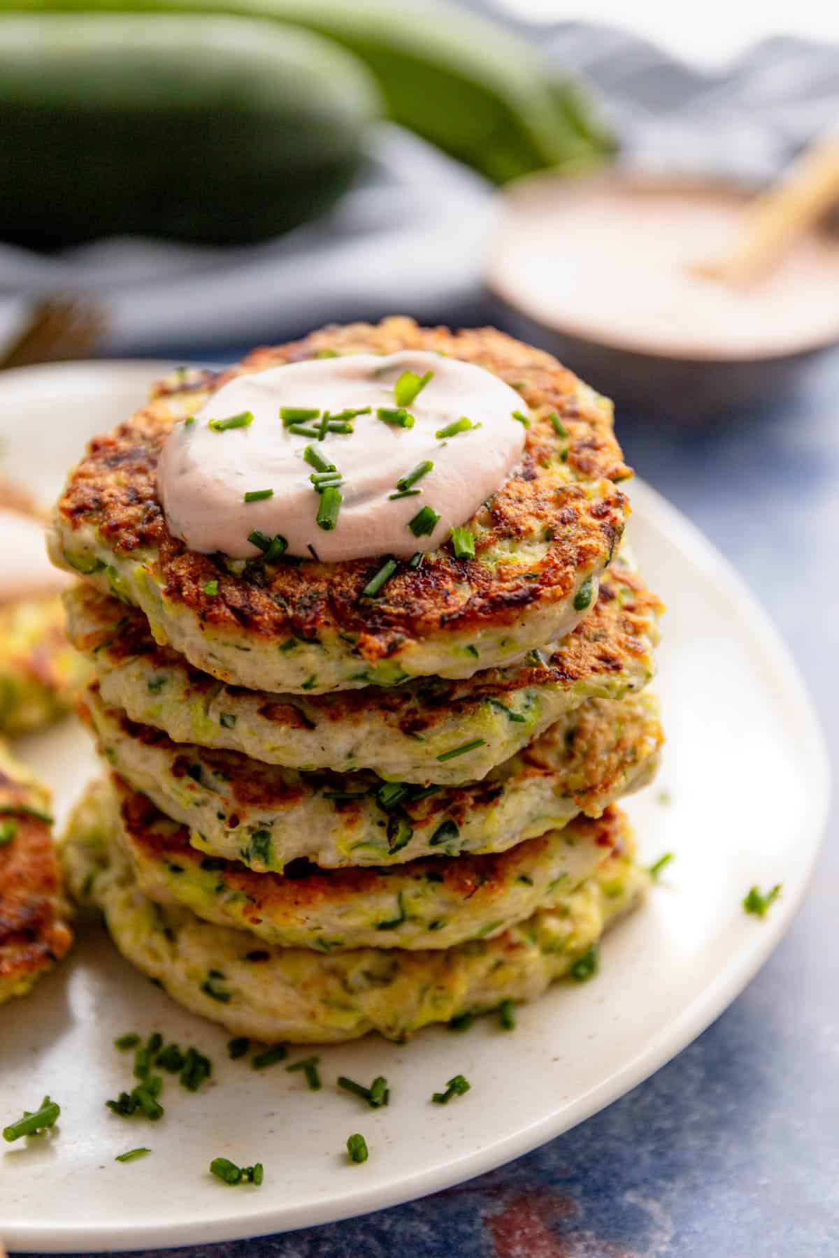 Chicken Zucchini Fritters