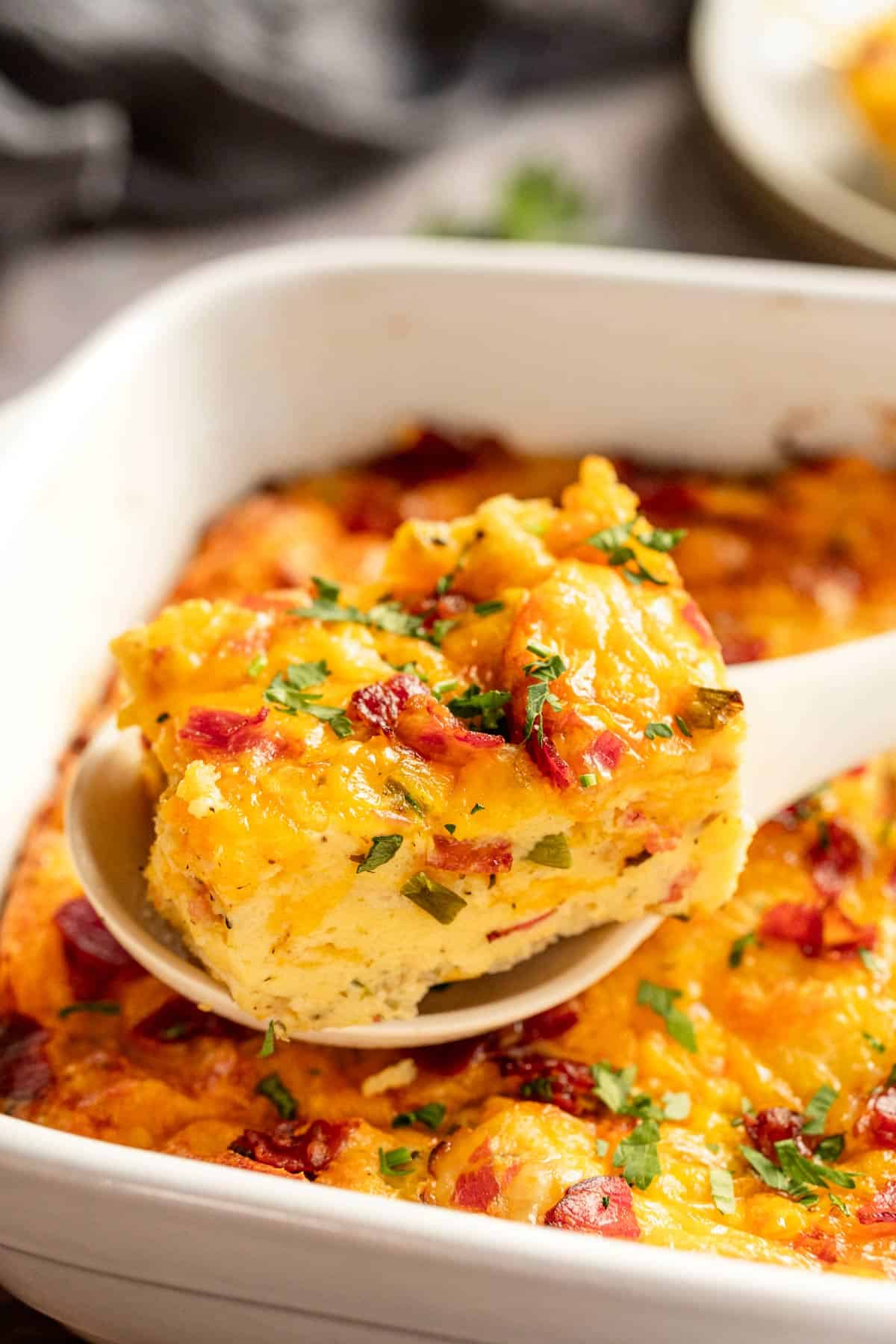 Easy Breakfast Casserole With Bacon