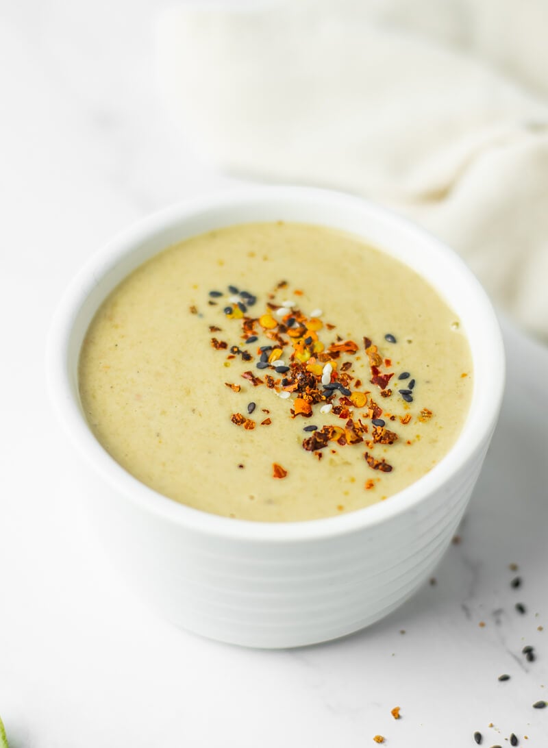 Sweet and Spicy Tahini Dressing (Vegan)