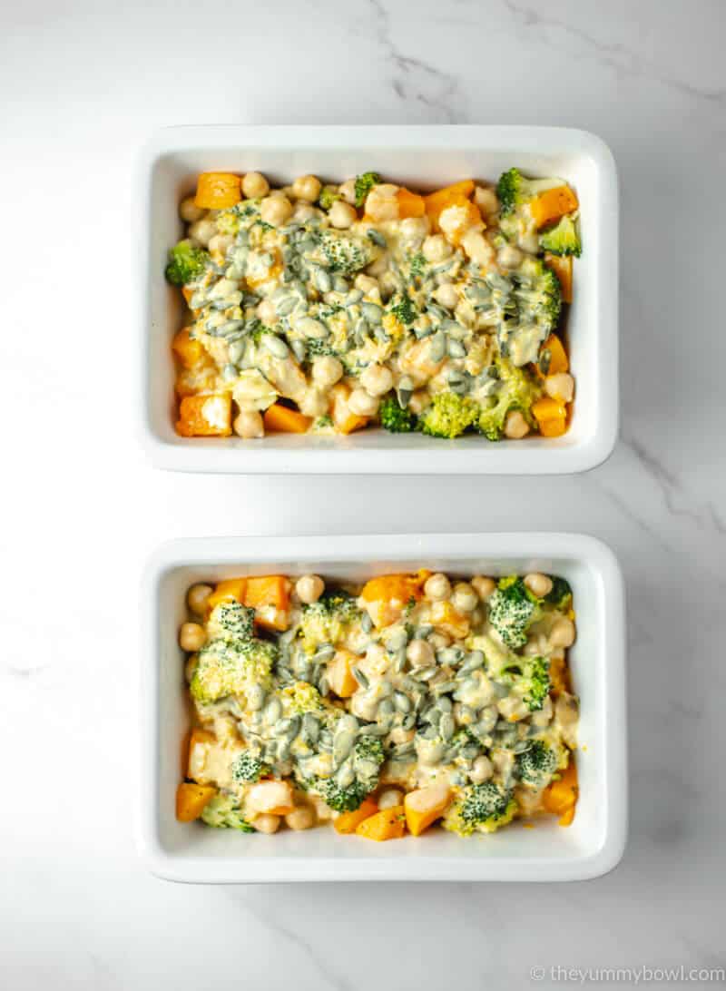 Butternut Squash Broccoli Casserole (Dairy Free, Vegan)