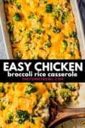 Easy Chicken Broccoli Rice Casserole