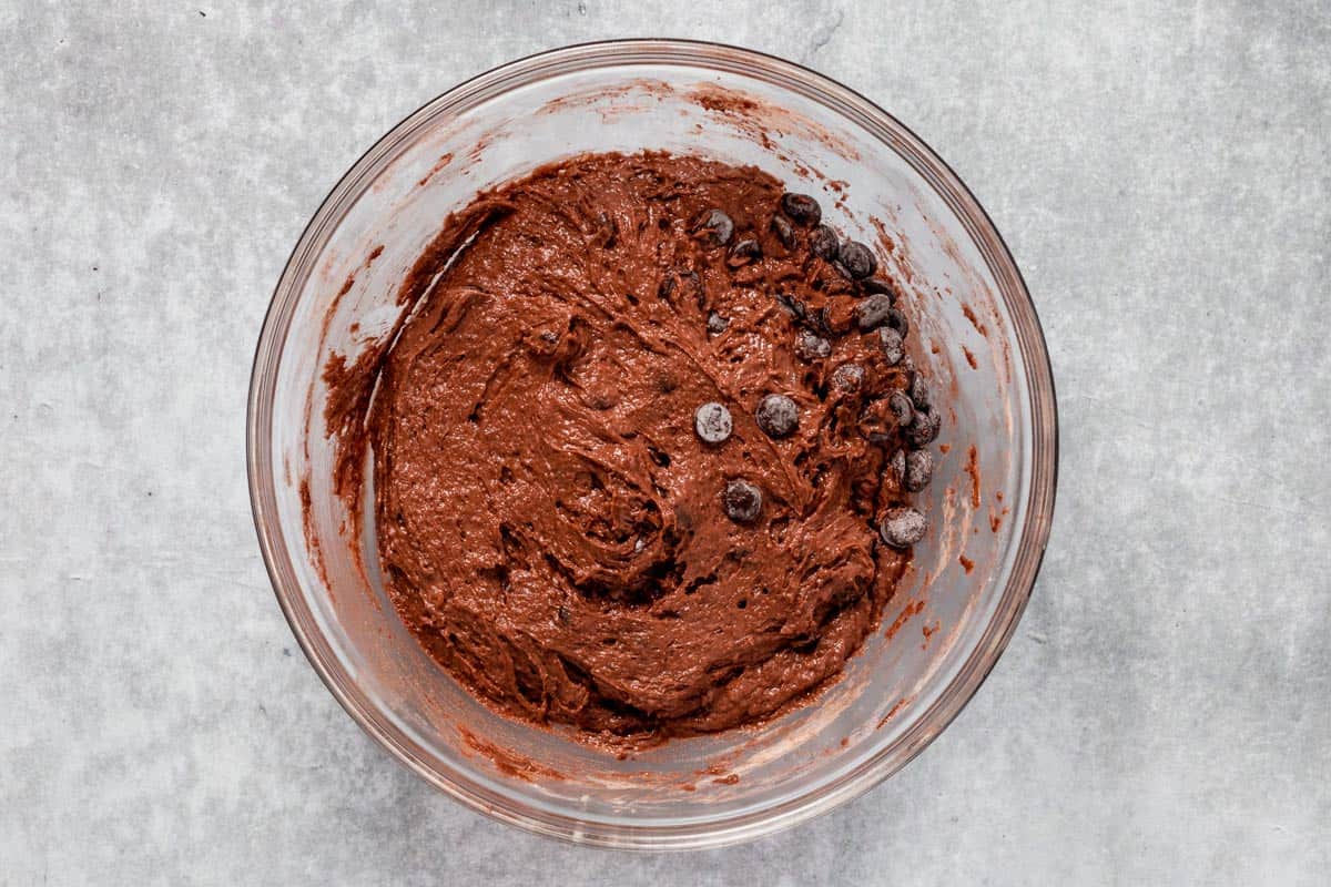 gluten free chocolate chip cookie batter