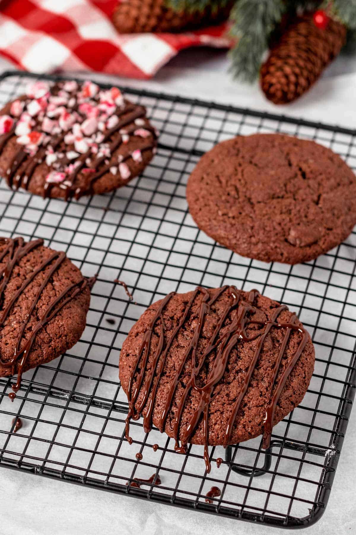 Gluten Free Chocolate Chip Cookies With Peppermint