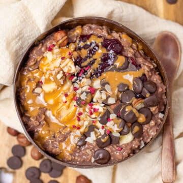 10 minute Chocolate porridge