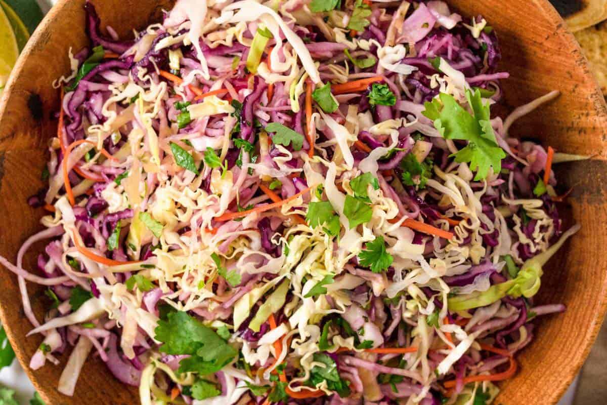 coleslaw bowl.