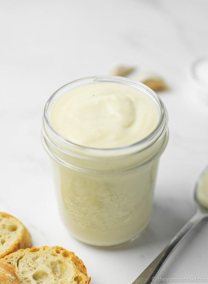 gluten free Cream of Chicken Soup in a glass jar