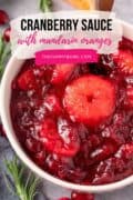 Cranberry Sauce With Mandarin Oranges