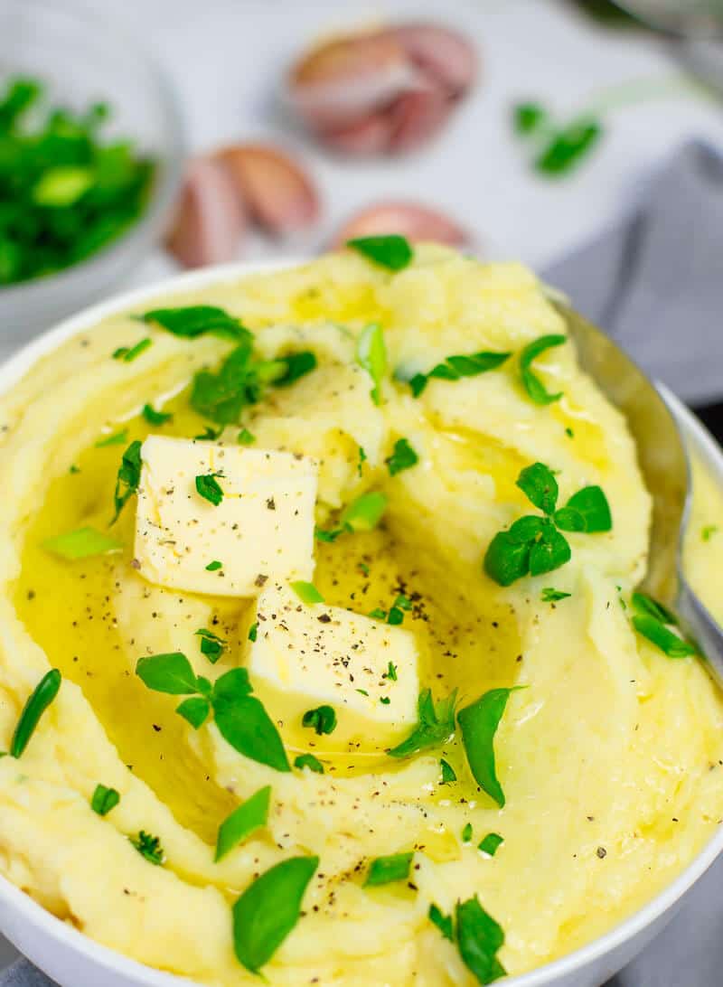 Mashed Potatoes With Cream Cheese And Garlic