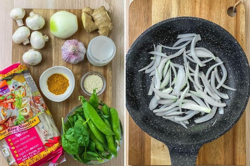 One-Pot Curry Coconut Noodles (Vegan, Gluten Free)