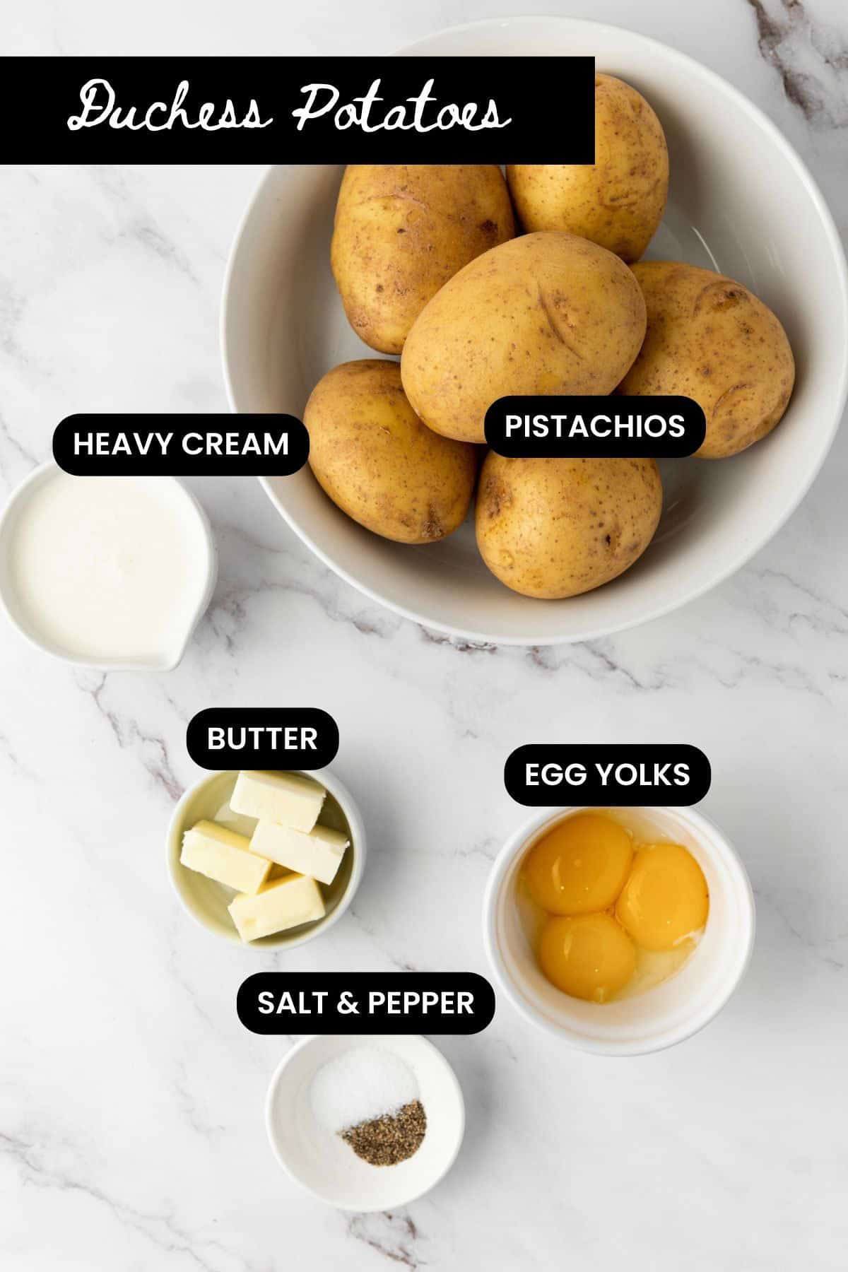 duchess potatoes ingredients