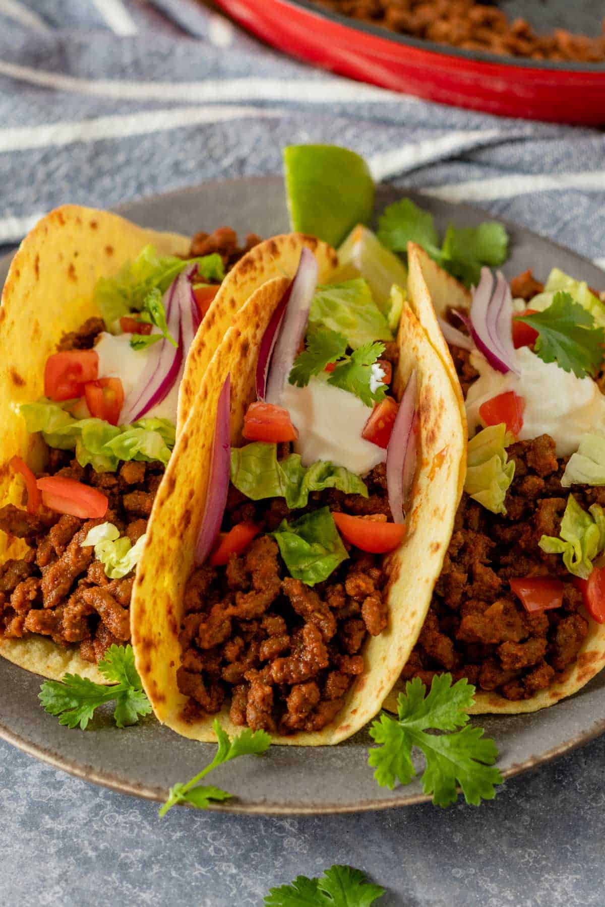 ground beef tacos