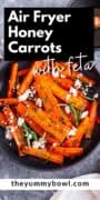 Honey Glazed Carrots In Air Fryer With Feta And Rosemary