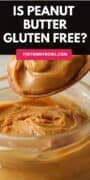 peanut butter in a bowl.