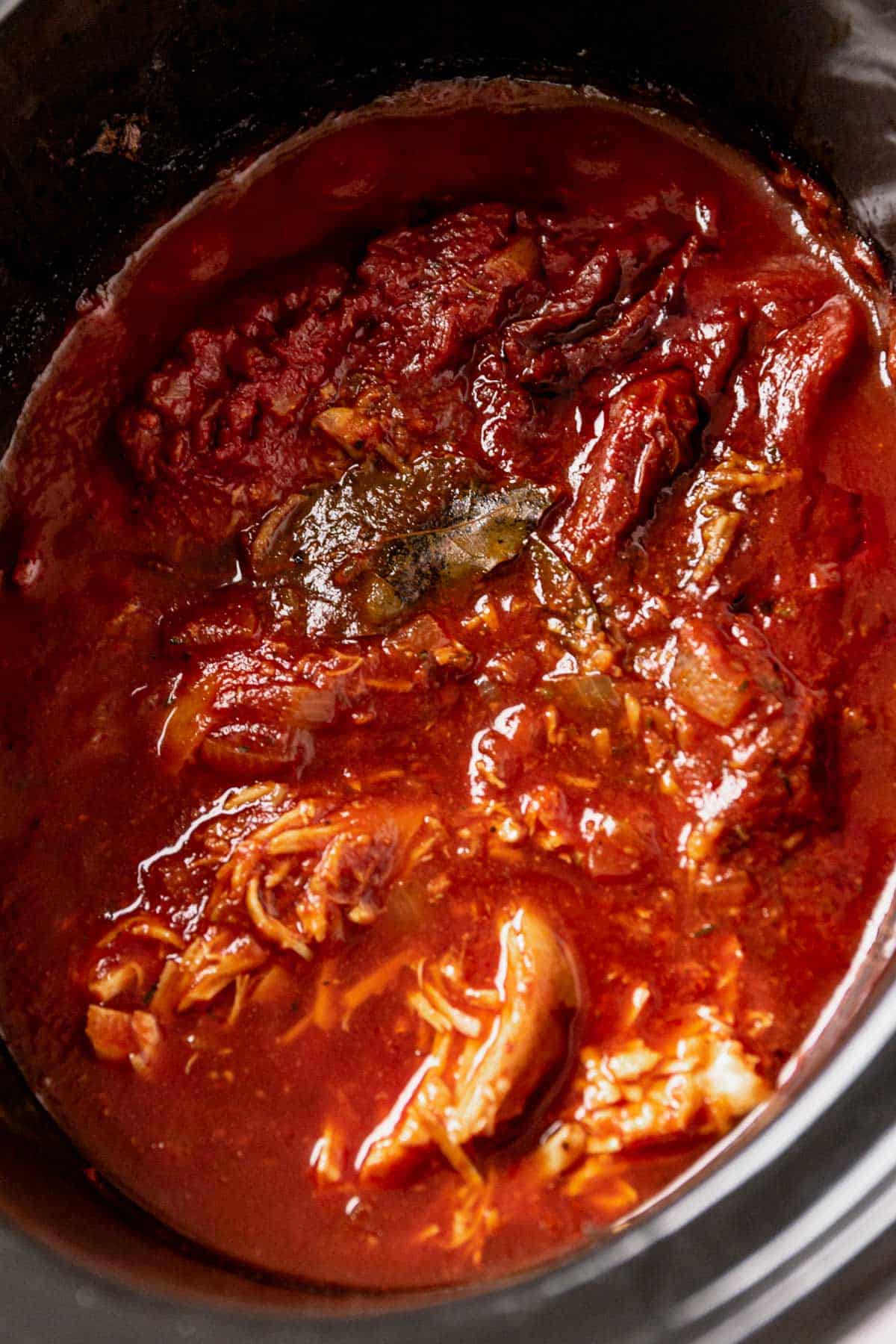 ingredients for chicken tinga in slow cooker