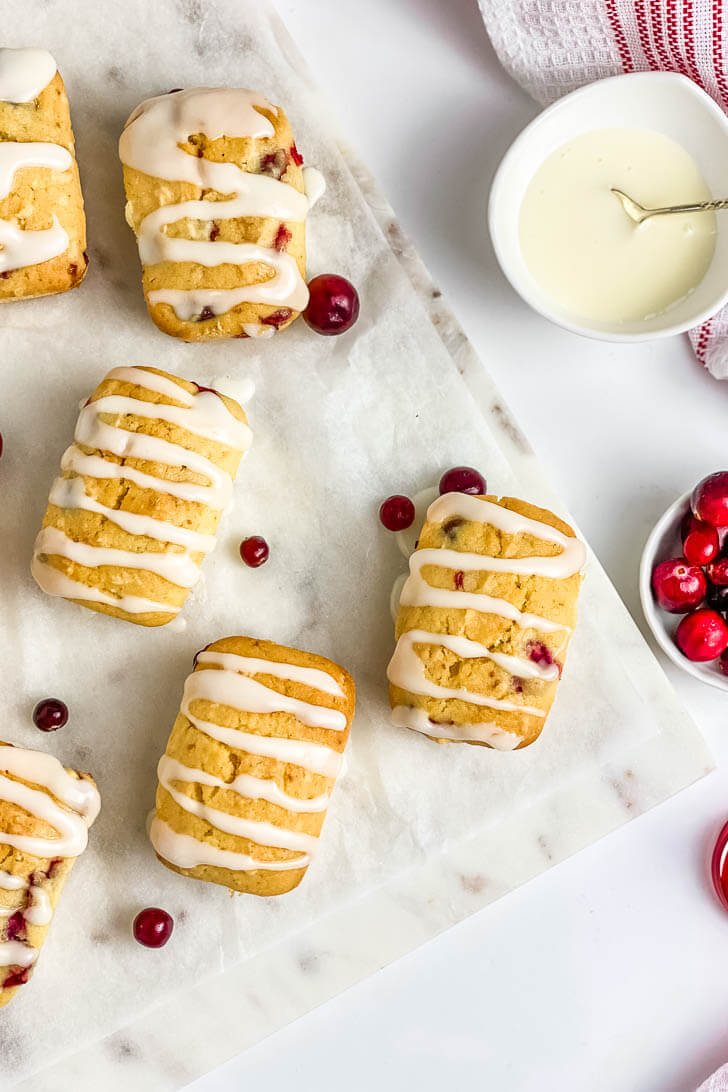 Cranberry Orange Mini Loaves Breads (Gluten-Free)