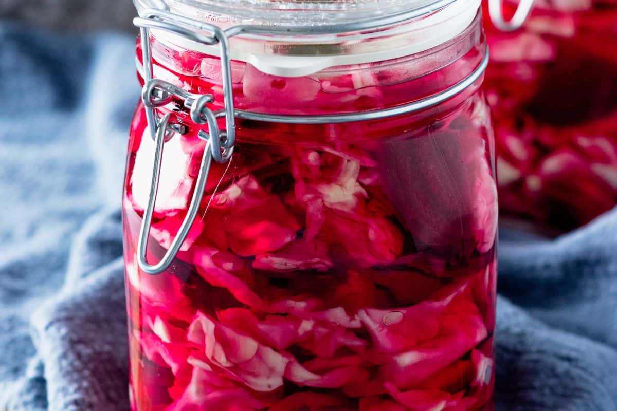 sauerkraut alternative pickled cabbage.