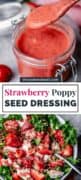 Strawberry Poppyseed Salad Dressing (Strawberry Vinaigrette)