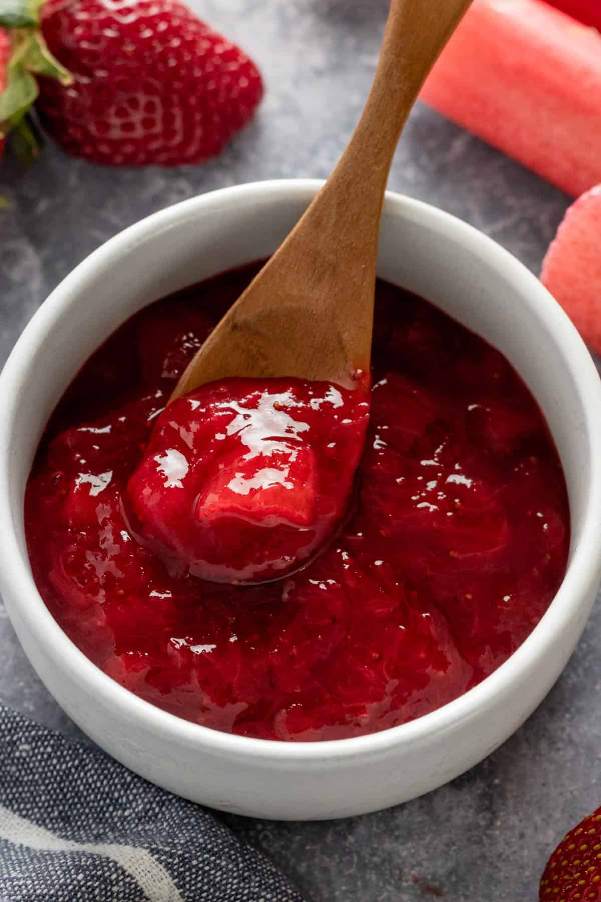 strawberry rhubarb jam