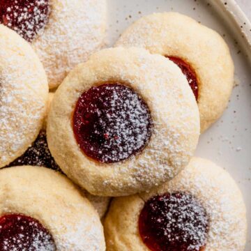 Easy Thumbprint Cookies With Jam ( Vegan, Gluten Free, Dairy Free )