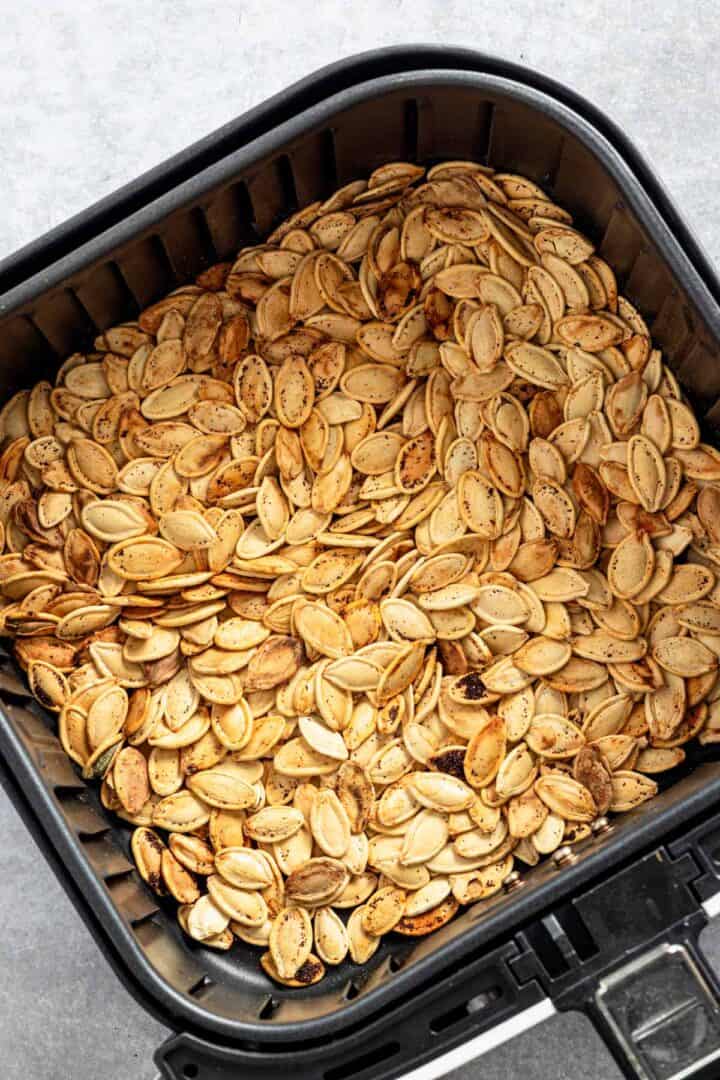 roasted pumpkin seeds in air fryer.