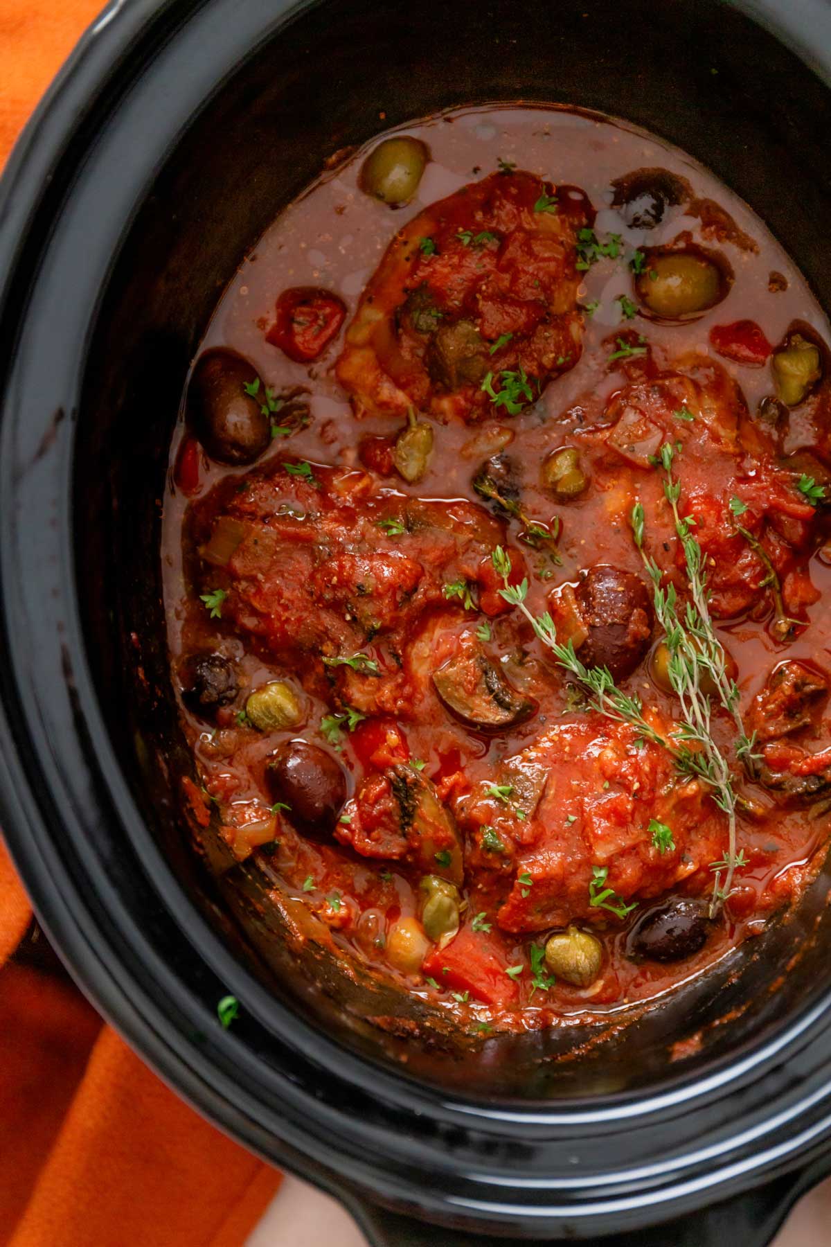 crock pot chicken cacciatore