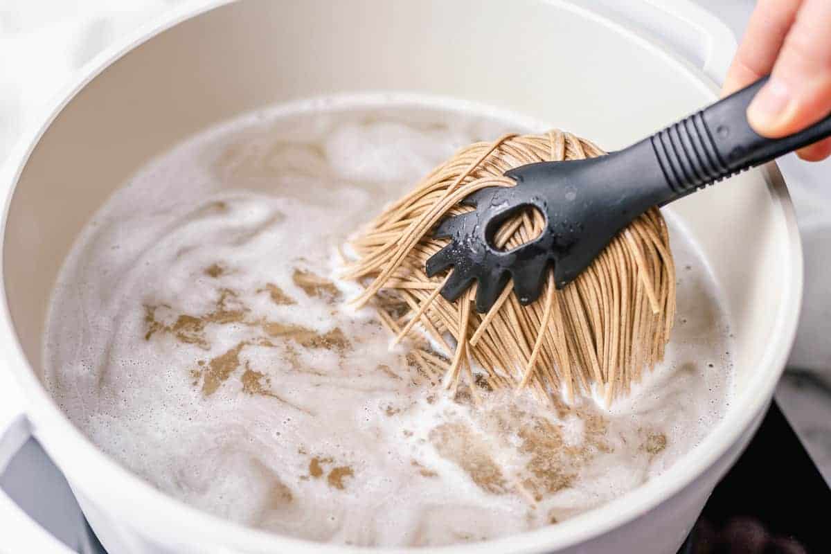 how to cook soba noodles in a pot