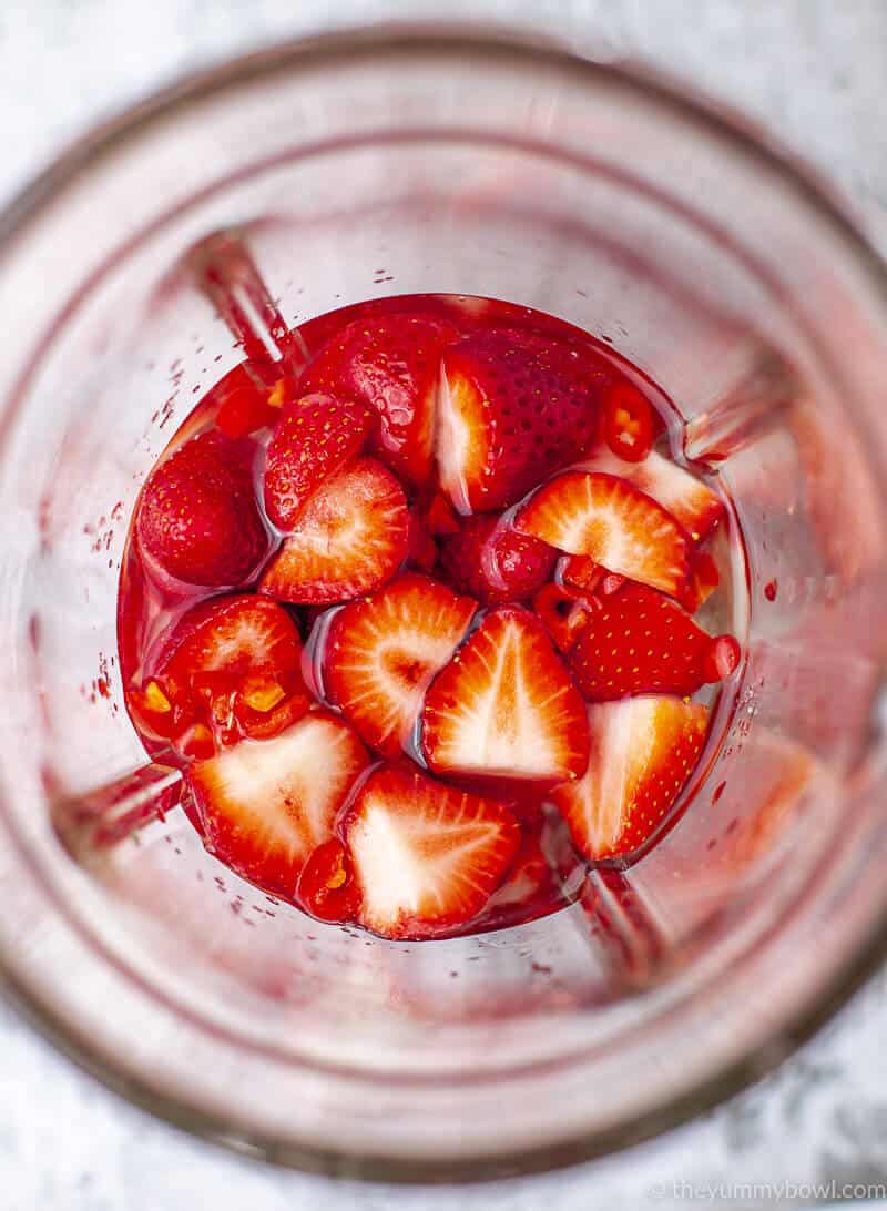 Strawberry Agua Fresca with Chili