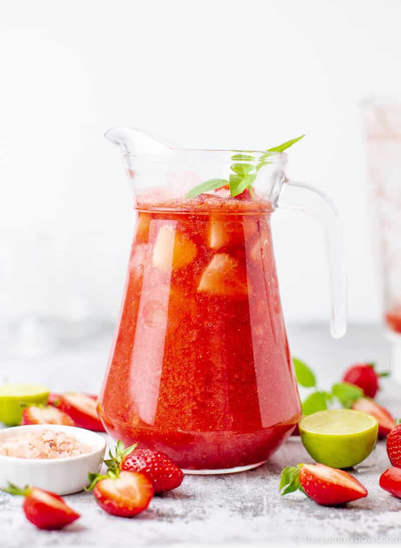 Strawberry Agua Fresca with Chili