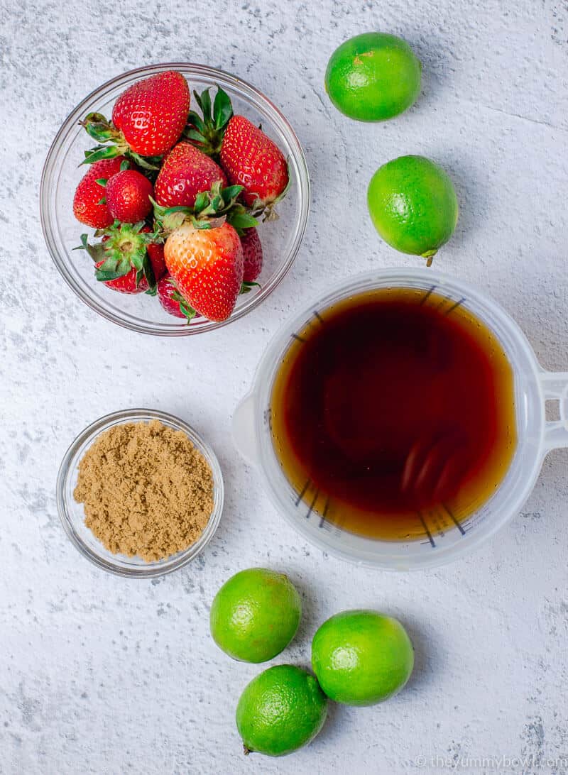 Strawberry Mint Iced Tea