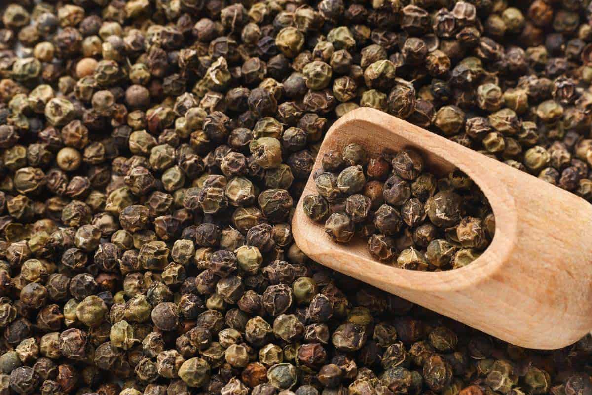 green peppercorns