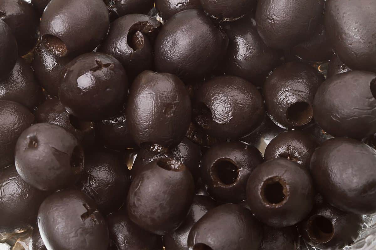 black olives