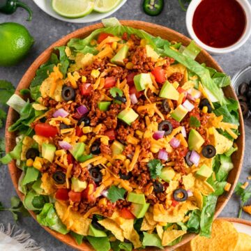 Taco Salad With Catalina Dressing