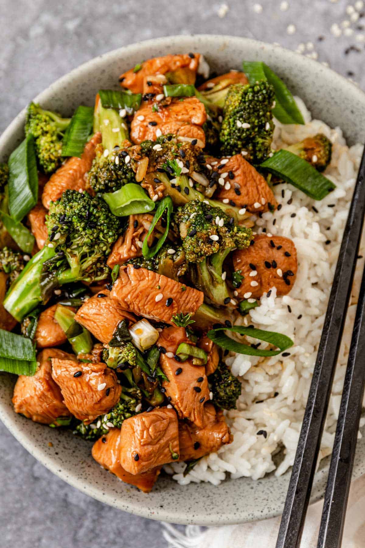 Teriyaki Chicken And Broccoli bowls