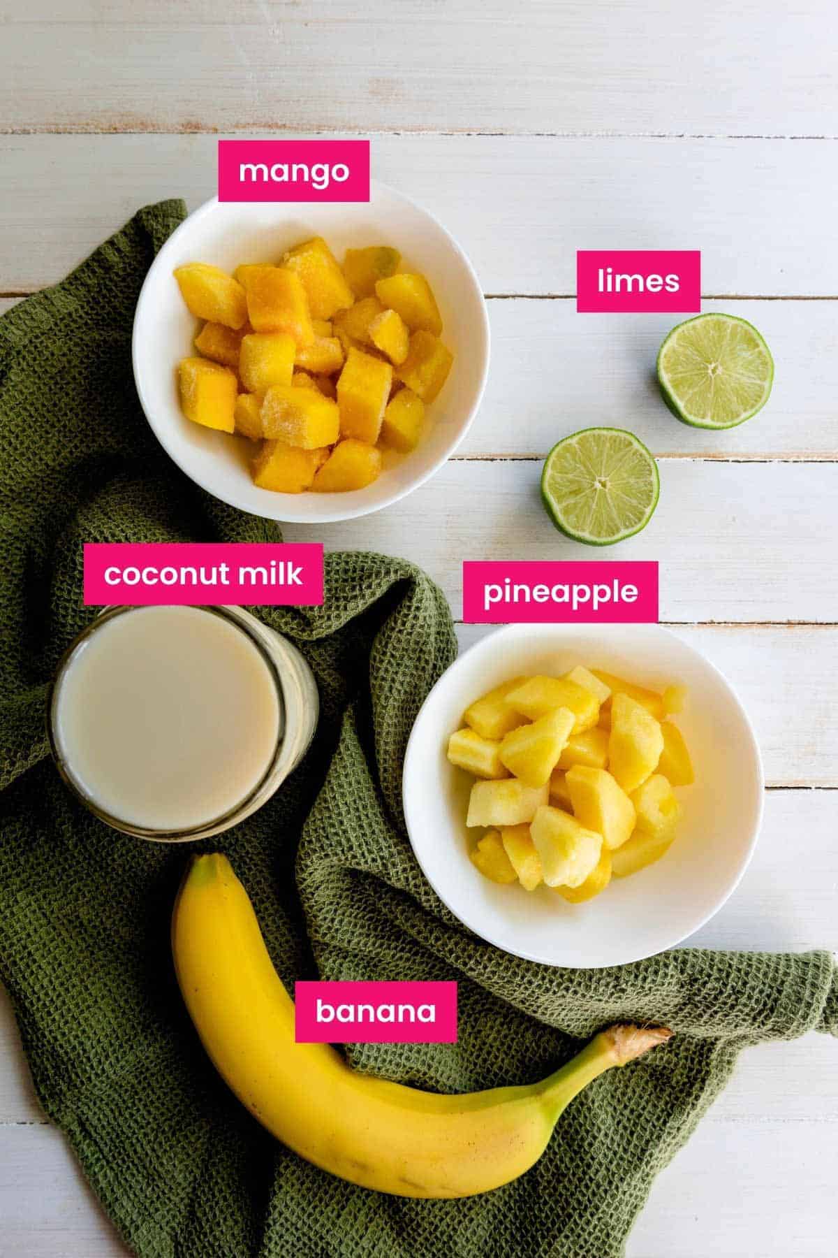 tropical smoothie ingredients