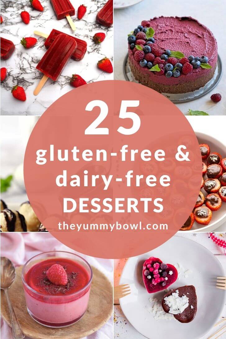 Easy Gluten Free & Dairy Free Dessert Ideas for Valentine's Day